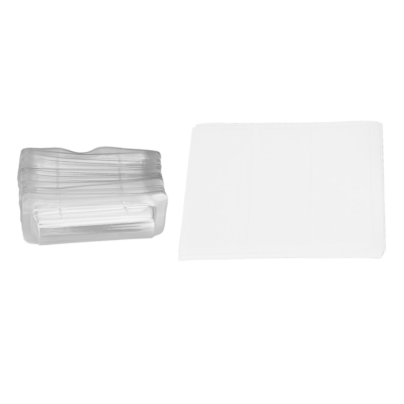 60pcs Lip Balm Pouches Professional DIY Clear Plastic Lip Balm