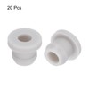 MECCANIXITY 20Pcs Snap Rubber Grommet Plug Mount Dia 7mm ID