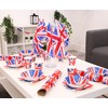 Toyland® Pack of 10 - Disposable Union Jack Paper Bowls