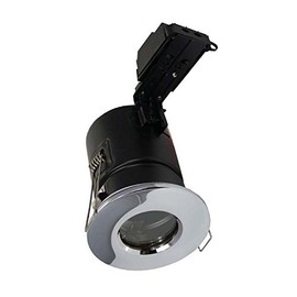Aurora Fire Rated IP65 Downlight With LED Lamp Pol Chrome