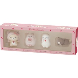 AB05401 Rilakkuma Strawberry Cat Nyan Figure Set