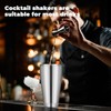 Lallisa 4 Pieces Cocktail Shakers Professional Bar Boston Shaker Set