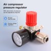 Air Compressor Pressure Regulator Pneumatic Pressure Regulator 1/4 ", Pressure