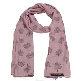 SwankySwans Mulberry Tree Celebrity Designer Scarf Womens Scarf Shawl Wrap Ladies Long Scarf (pink)