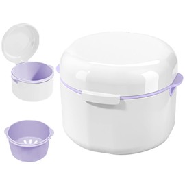 GmeDhc Dental Device Box with Filter: Dental Ferula Box, Denture Box, Orthodontic Dental Device Case, Dental Retainer, Retention Box, Container for Dental Aligners