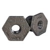 SUPPLY GIANT CNCV4004 2" x 1/2" Black Malleable Iron Bushing