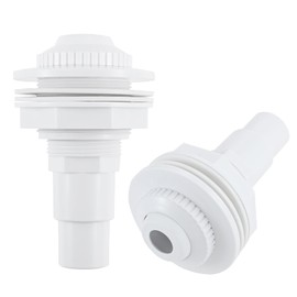 Yetaha 2 Pcak Above Ground Pool Complete Return Outlet Jet Fitting with Gaskets and Adapter, Replace Hayward SP1023 1-1/2-Inch FIP Inlet Return Fitting with Locknut and Gasket