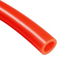 sourcing map Pneumatic Air Tubing, 10mm OD x 6.5mm ID 5 Meters 16ft PU Polyurethane Air Compressor Tube Hose Pipe Orange