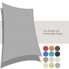 ECOOPTS 8'x8' HDPE Sun Shade Sail Rectangle Canopy Shades for
