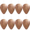 DECYOOL 8 Pack Paper Wasp Nest Decoy Hanging Wasp Deterrent