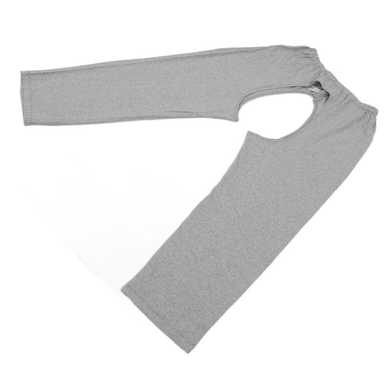 Urinary Incontinence Care Pants Front Rear Crotch Opening Elderly Nursing