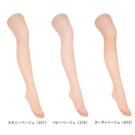 Atsugi Astigu Stocking Sai - Bebé Beige - M-L, Beige (Baby Beige), Medium