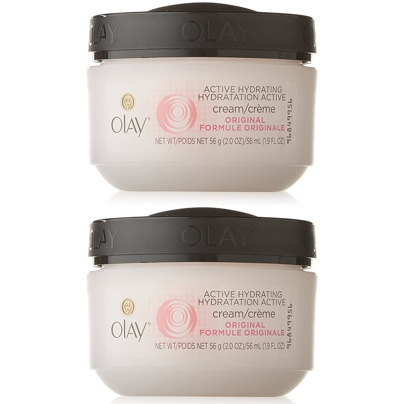 Olay Active Hydrating Cream, 2 Ounce (Pack of 2)