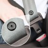 4-Piece Universal Car Seat Belt Stopper Kit - Prevents Slippage