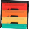 Operitacx Hanging File Organizer Pockets Plastic Folder Expanding Report Organiser