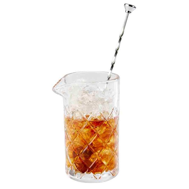APS 93141 Mixing Glass with Lip, Diameter 9 cm, Height
