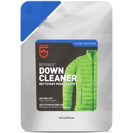 Gear Aid Revivex Down Cleaner for Jackets and Sleeping Bags, 10 fl oz wash