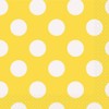 Yellow Polka Dot Beverage Napkins, 16ct
