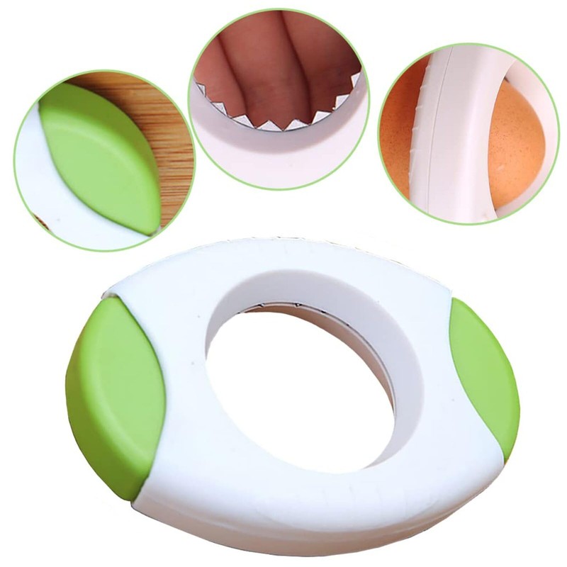 1 pcs Egg Topper Cutter Clipper Steel Serrations Egg Opener