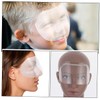 SAFIGLE 60Pcs Clear Hairdressing Facial Masks Haircut Shield Protectors for