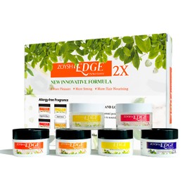 ZOYSH EDGE Perfect Control Super Extreme Hold 2X | Water-Based Pomade | For All Hair Types, 48Hrs Lasting, Non-Flaking, Allergy Free Fragrance (Citron Gold Pearl, Citron Pink Pearl, Egyptian Musk, Gold Citron, Musk, Peach x Net Wt. 1.05 Oz)