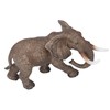 Elephant Figurine Model Vivid Details High Simulation Elephant Model Ornament