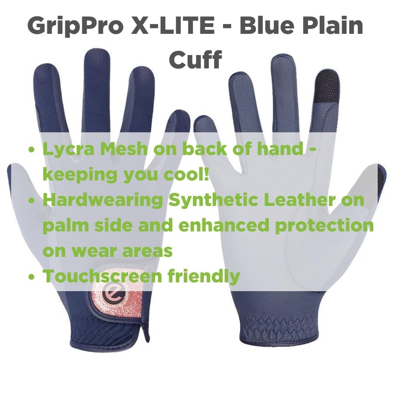 eGlove - eQUEST GripPro X-LITE Horse Riding Gloves - Lightweight,