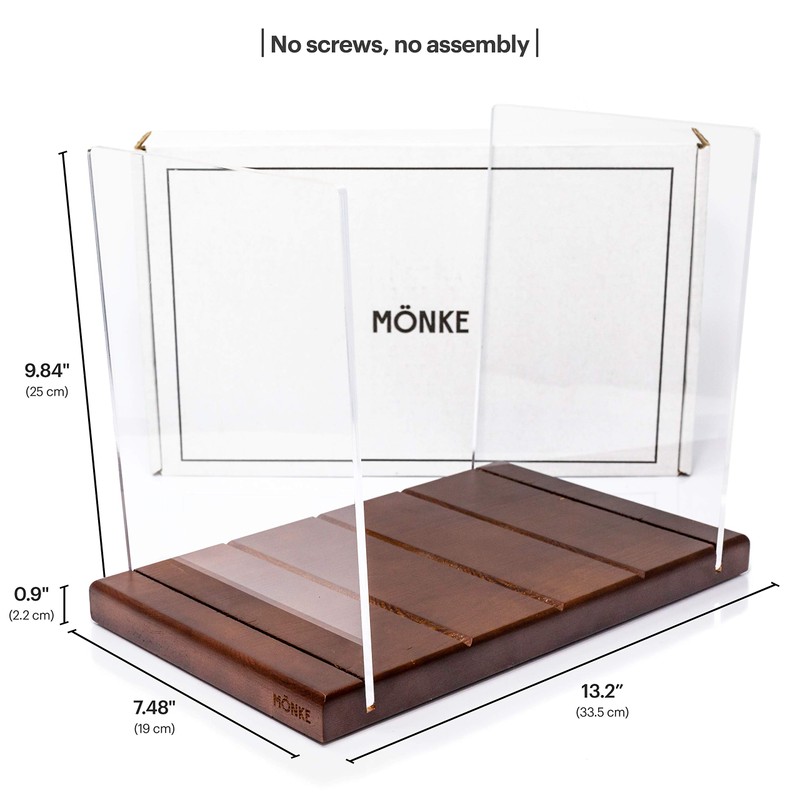 MÖNKE Premium Vinyl Record Storage - a Mid-Century Style Record