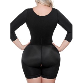 Sonryse 103BF Fajas Colombianas Post Surgery Compression Garment Stage 2 BBL Shapewear for Women Black XX-Large