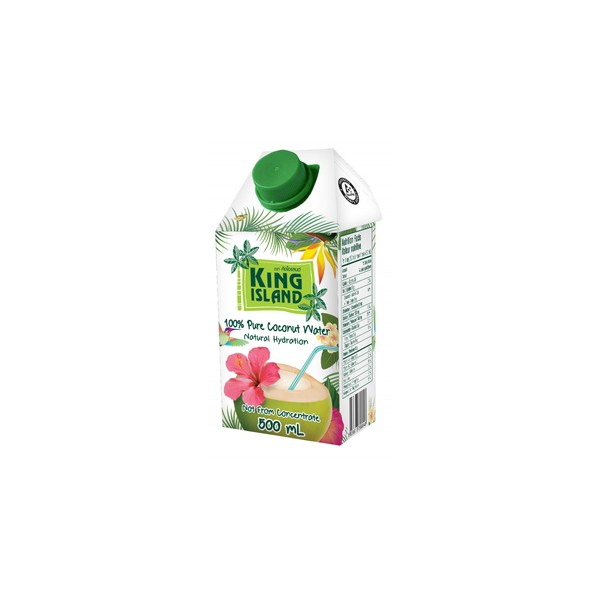 King Island 100% Pure Coconut Water 500 mL