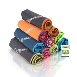 NirvanaShape Microfibre Towel – Travel Towel, Bath Towel for Holidaymakers – Compact, Quick-Drying Microfibre Towels as Beach Towel, Sports Towel – for Travel, Camping, Sports – 120 x 60 cm