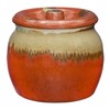 White Nagashi Red 2 Soup Pot [4.1 x 3.9 inches