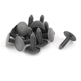 sourcingmap Car Parts Plastic Push Screw Rivet Panel Fixings Clips Gray 15 Pcs
