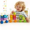 Hape Fantasia Building Blocks Toddler Push and Pull Train Set