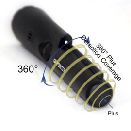 Hand Held Metal Detector Portable Gold Hunter GP-Pointer Black Gold Finder with LED Light for Low Light Uses