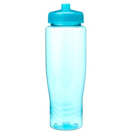 eBuyGB Sports/Gym Drinking Water Bottle, BPA-Free Plastic, Transparent Blue, 800ml