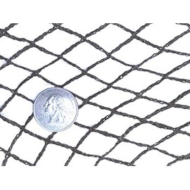 Green Vista 1/2 Inch Commercial Quality Bird Barrier Netting 30x50 Feet - Protects Vegetables, Fruit Trees, Berry Shrubs, Flowers - Small Mesh Size, Heavy Duty, UV Resistance, Steel Stakes