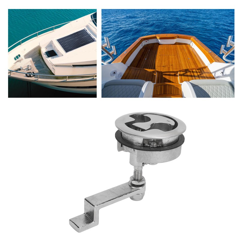 2in Boat Flush Pull Hatch Latch 316 Stainless Steel Marine