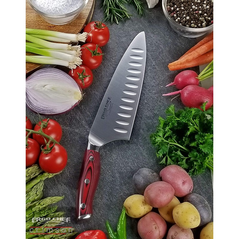 Ergo Chef Crimson Series 8” Chef’s Knife - Forged High