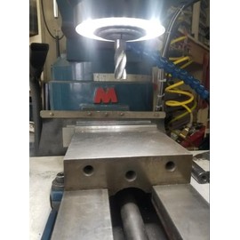 Xapolu Milling Machine Spindle Light, 50MM Waterproof Ring LED Magnetic Work Light for CNC Milling Machine