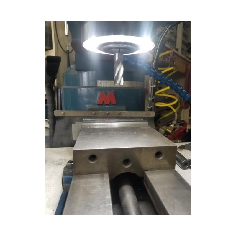 Xapolu Milling Machine Spindle Light, 50MM Waterproof Ring LED Magnetic