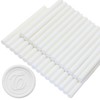 Wax Seal Sticks White, ONWINPOR 30pcs Glue Gun Wax Sealing
