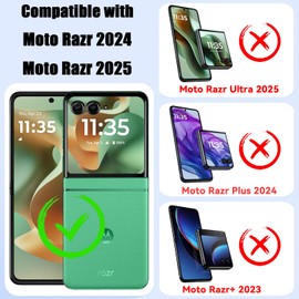 AFENGBOX 3 Pack for Motorola Razr 2025/2024 Screen Protector,[3 Main Screen + 3 Front Screen],Razr 2025/2024 HD TPU Shield Anti Scratch Bubble Free Screen Protector for Moto Razr 2025/2024,Clear