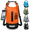 Bolsa Impermeable Seca 20L/30L/40L,Con Funda Impermeable Para Teléfono,Correa Larga Ajustable