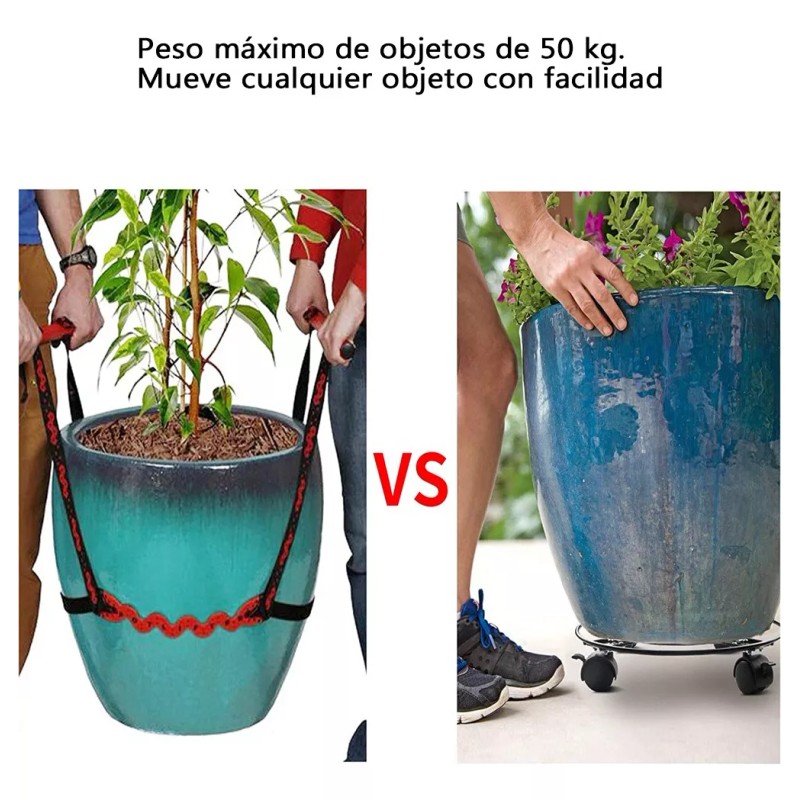 xttx 2 Soportes De Base De Maceta De Metal Con