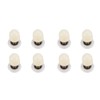 8pcs Brass ABS Sliding Glass Shower Door Rollers Runners Pulleys