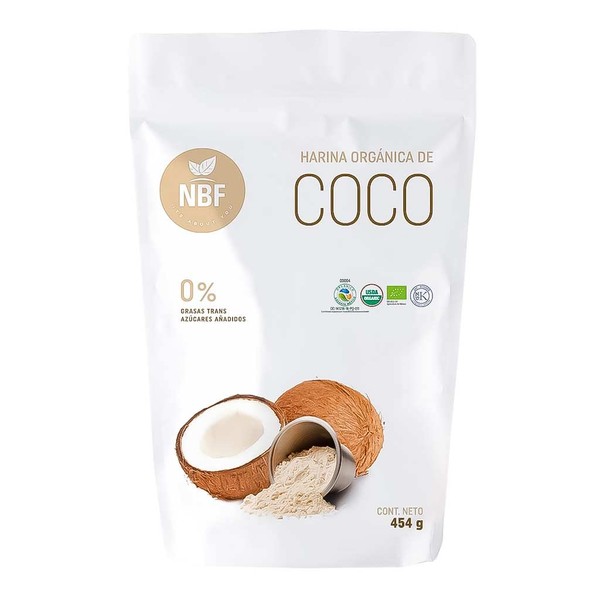 Harina de Coco 454 gr Sustituto de Trigo - Ideal para Celiacos (Sin Gluten)