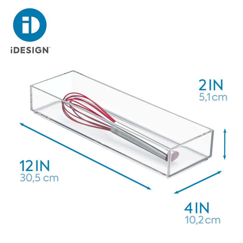 InterDesign 10 x 30.5 x 5 cm Clarity Drawer Organizer