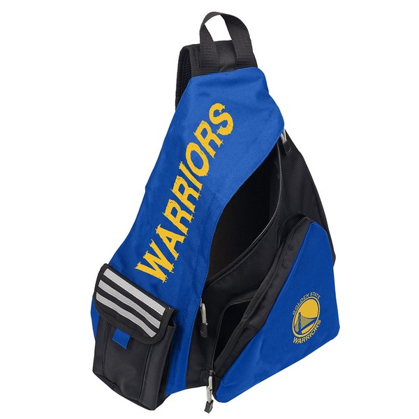 NBA Golden State Warriors "Leadoff" Sling Backpack, 20" x 9" x 15"