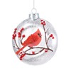 Giftcraft 664526 - Adorno redondo plano con pájaro, 11,4 cm
